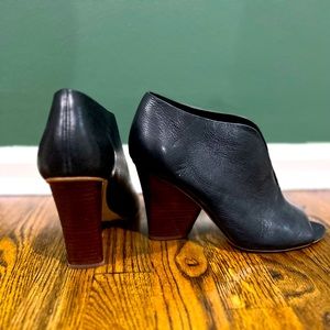 Vince Camuto open toe booties
